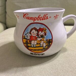 Campbell's Soup Mug with Vintage Design Houston Harvest Vintage 2000 24 oz